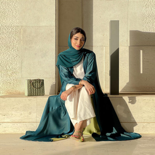 Chiffon Abaya - Arabic Solid Robe