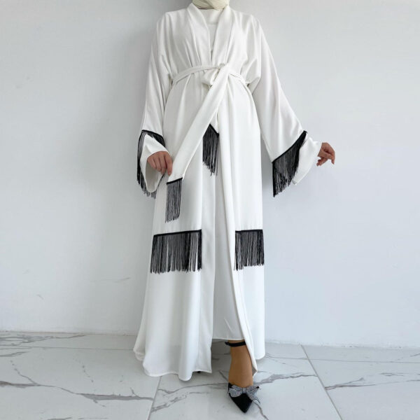 Arabian Abaya Coat - Dubai Ethnic Fashion Dress - Image 3